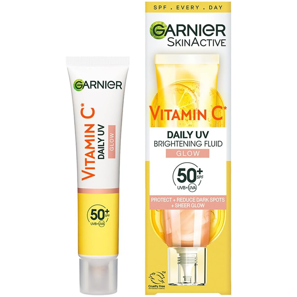 Garnier Vitamin C Daily UV Brightening Fluid Sheer Glow,SPF50+