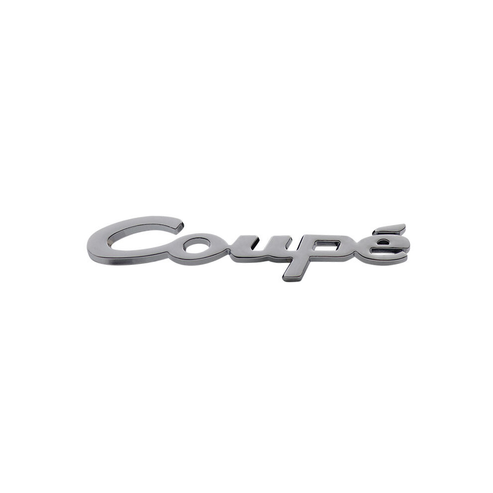 (Chrome) 3D Premium Coupe Car Hood Fender Trunk Rear Nameplate Decal Emblem Badge 8105270477001