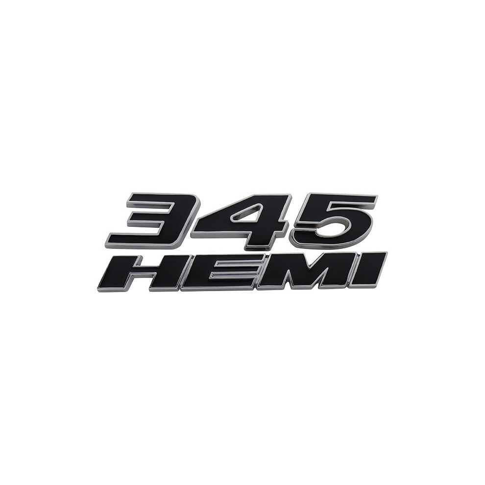 (345-Chrome-) 3D Premium For 6.4L Super Bee Car Fender Trunk Emblem Badge Sticker Black 8105270477308