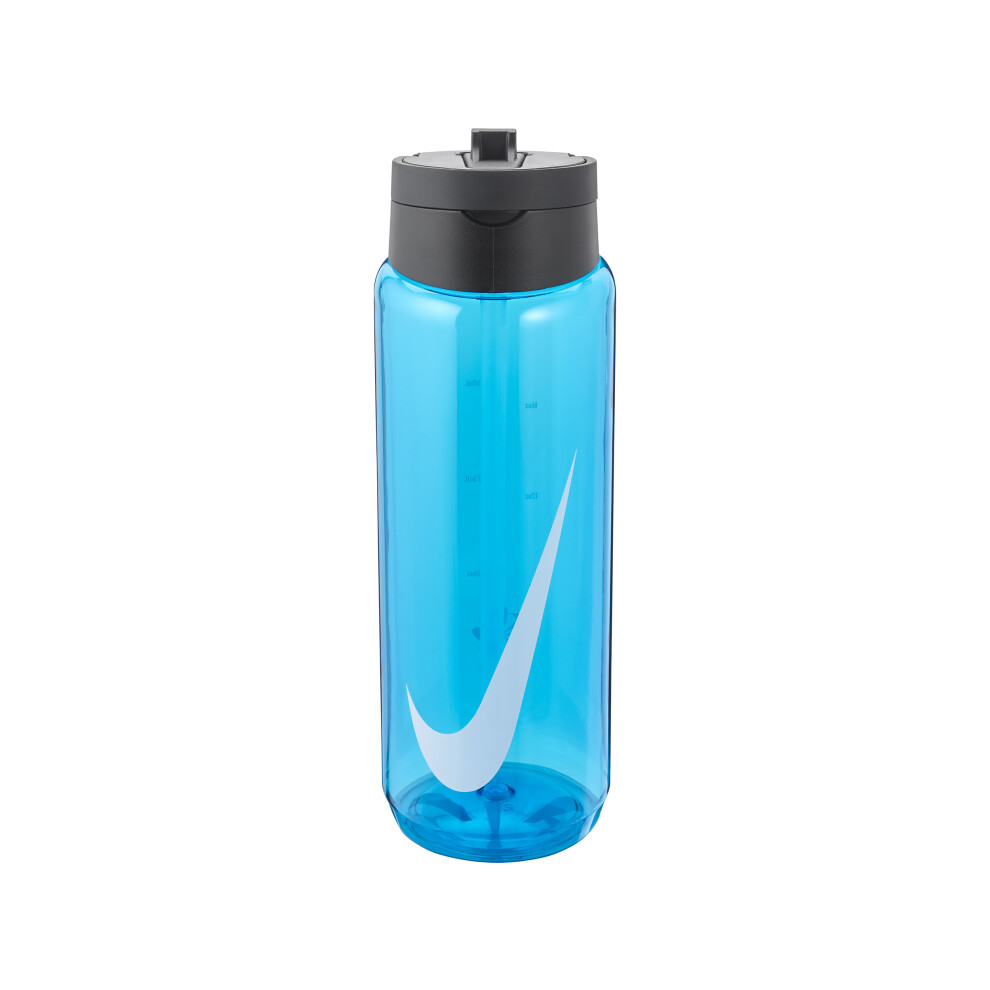 (None, Blue Fury) Nike TR Renew Recharge Straw Bottle 24oz