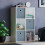 Vida Designs (White, Grey) Durham 6 Cube Shelf Drawer Bookcase with 3 Baskets 5