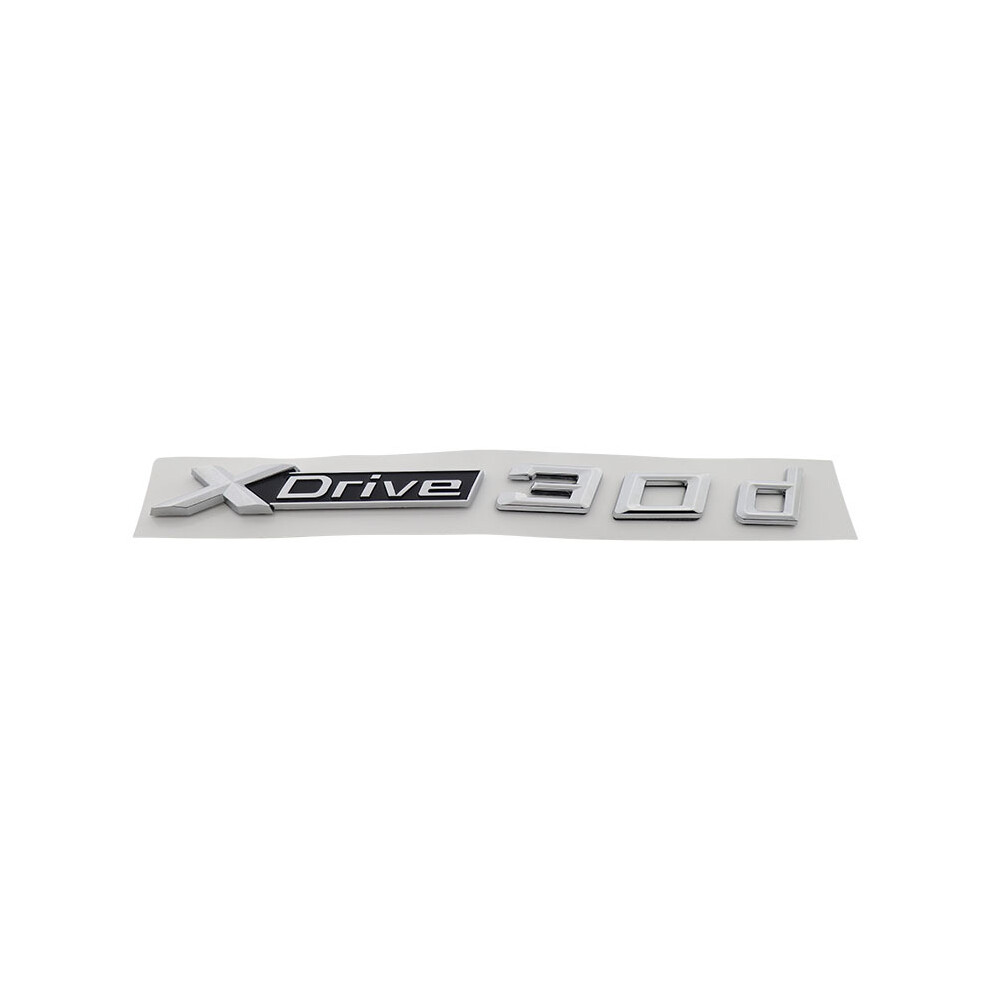 (Chrome-30D) 3D Premium For X1 X3 X5 X6 E83 E84 F25 F26 Xdrive X Drive 30D 35D 45D 8105270479296