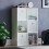 Vida Designs (White, White) Durham 6 Cube Shelf Drawer Bookcase with 3 Baskets 5