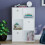 Vida Designs (White, White) Durham 6 Cube Shelf Drawer Bookcase with 3 Baskets 6