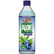 (Pack Of 18) JUST DRNK - ALOE DRINK BLUEBERRY 500ML