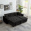 Luxury Life (Black) Madrid Velvet Corner Sofa bed 4