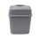 JVL Loop Toilet Brush and Rectangular Lidded Bin - Grey 2