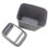 JVL Loop Toilet Brush and Rectangular Lidded Bin - Grey 5