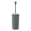 JVL Loop Toilet Brush and Rectangular Lidded Bin - Grey 7