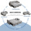 Luxury Life (Grey) Madrid Velvet Corner Sofa bed 3