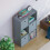 Vida Designs (Grey, Grey) Durham 6 Cube Shelf Drawer Bookcase with 3 Baskets 9