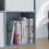 Vida Designs (Grey, White) Durham 6 Cube Shelf Drawer Bookcase with 3 Baskets 8