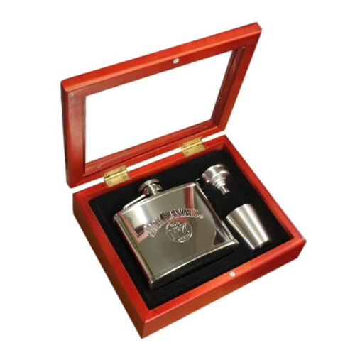 Jack Daniels Jack Daniel's Hip Flask and Accessories Gift Set