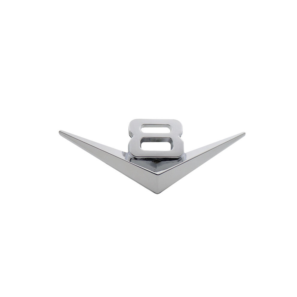 (Chrome-V8) 3D V6 V8 For Everest Explorer Focus Ecosport Kuga Mondeo Mustang Car Fender 8105270484184