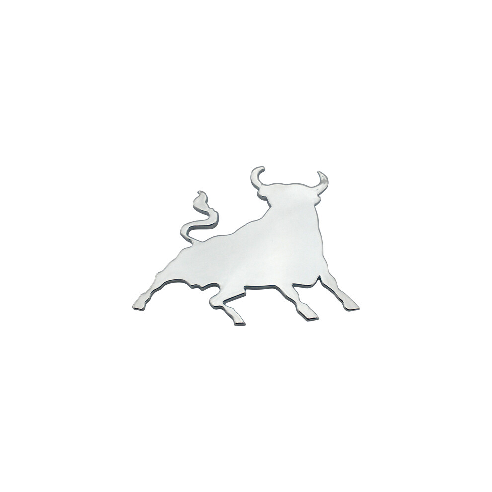 (Fighting Bull) 3D Spanish Fighting Bull Carbon Fiber Badge Self Adhesive Car/Van Spain 8105270482821