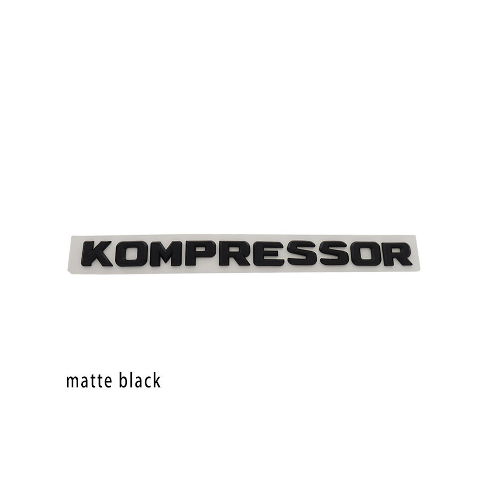 (Matte-Kompress) 3D Turbodiesel Kompressor Compressor Car Hood Fender Trunk Rear Decal Black 8105270483996