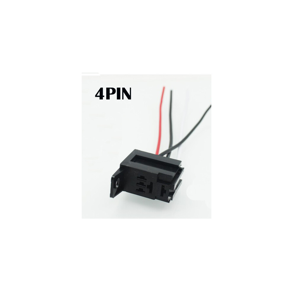 (4Pin Base) Automotive Relay Relay 12V Car Switch30a Spst 4Pin 5Pin 12V 24V 30A Conversion 8105270489981