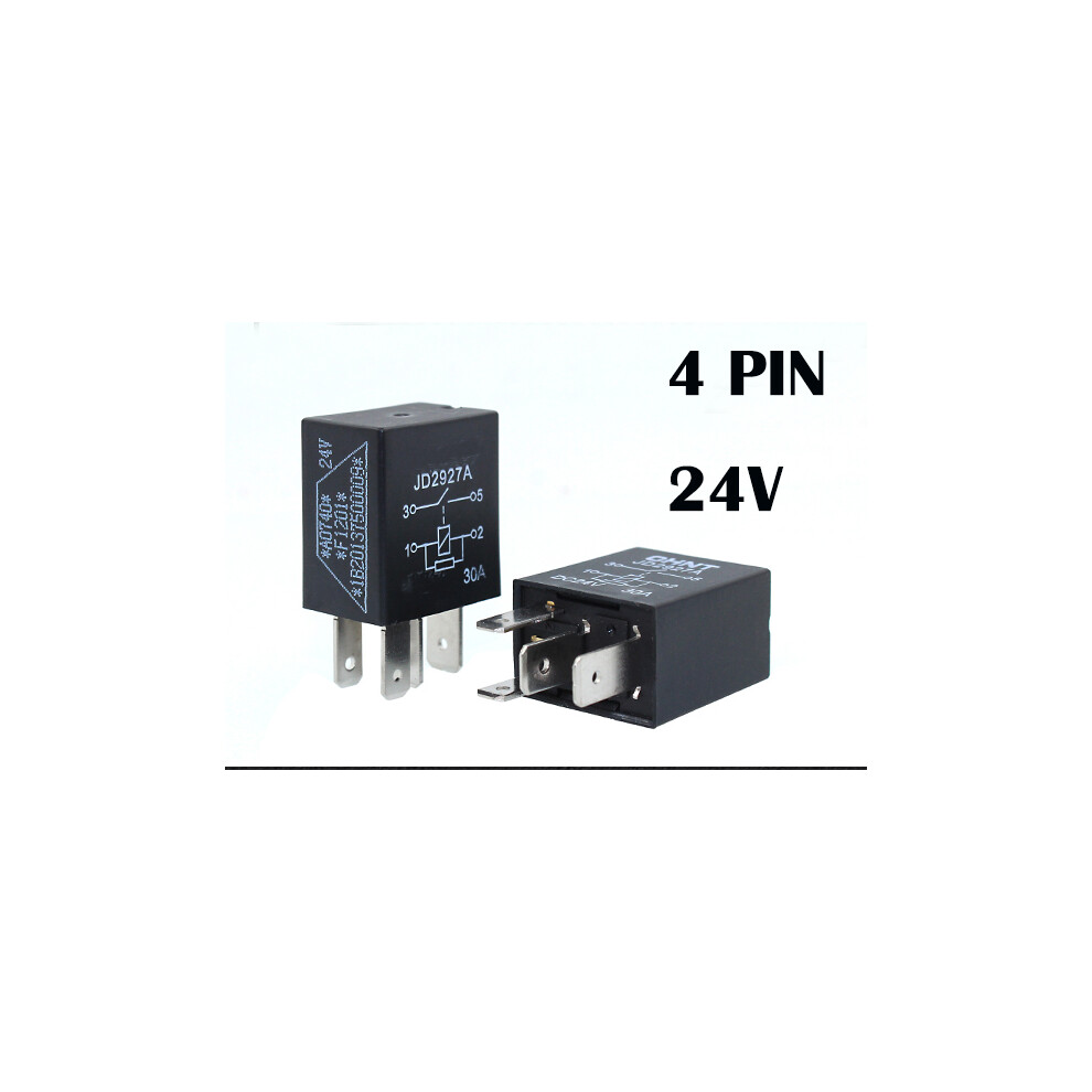 (24V 4Pin) Automotive Relay Relay 12V Car Switch30a Spst 4Pin 5Pin 12V 24V 30A Conversion 8105270489950