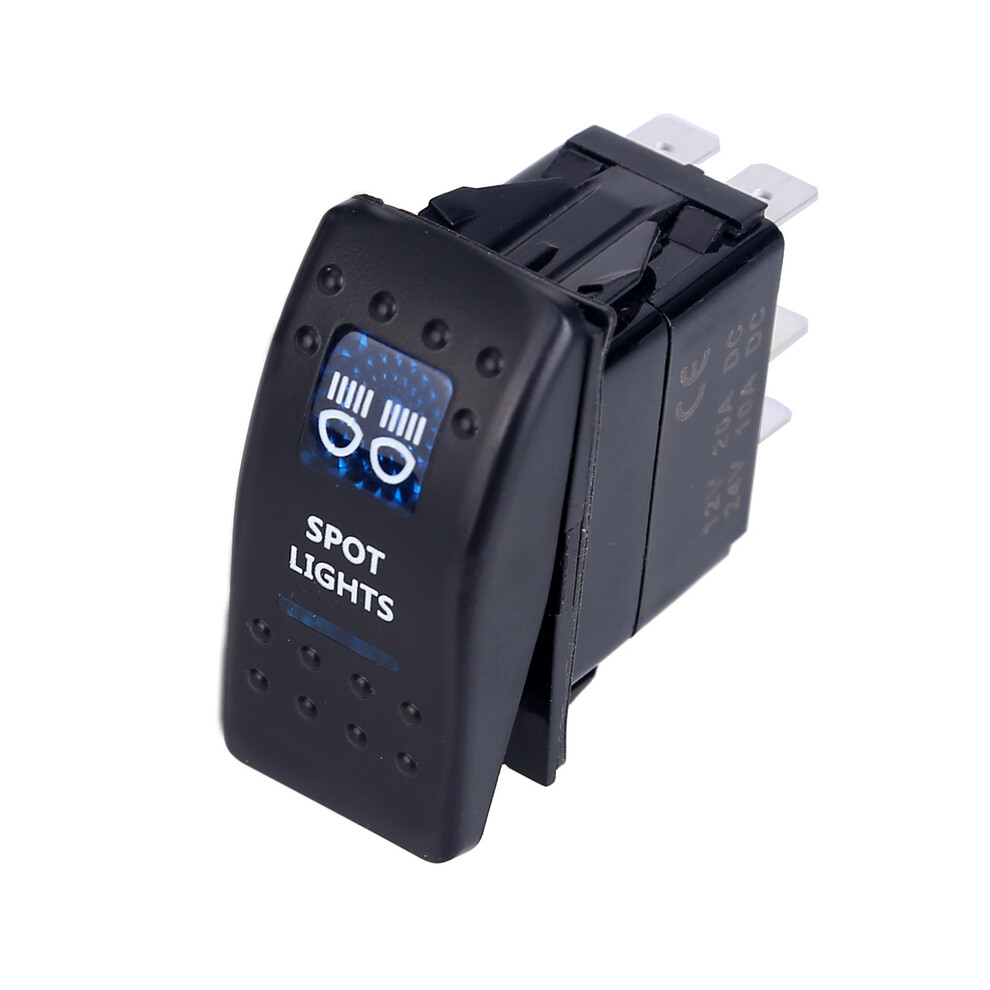 (5) 5Pin Boat Truck Lighted Car Switchtoggle On-Off Waterproof 12V 24V Boat 8105270490352