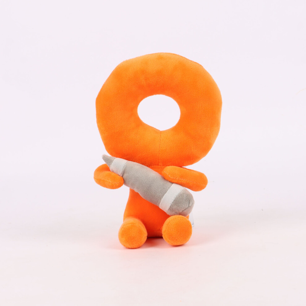 Dinamr (Orange) Becker Alan 20Cm Plush Toy Soft Colorful Pp Cotton Doll Cartoon Cute Design Orange
