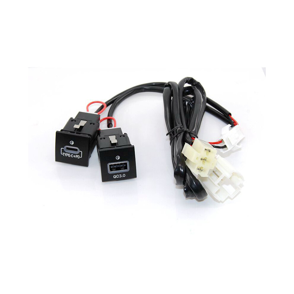 (Qc3.0 Pd) 1Pc Quick Charger Socket Car Switch12v/24V Cigarette Lighter Qc3.0 Pd 8105270501027
