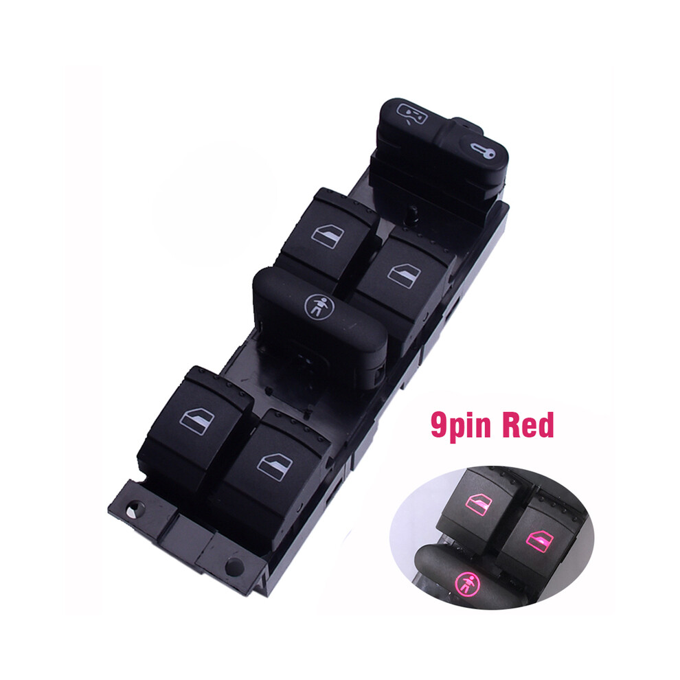 (Red) For Volkswagen Vw Golf Car Switchmk4 Jetta 4 Bora Passat B5 Seat Leon Red 8105270504530
