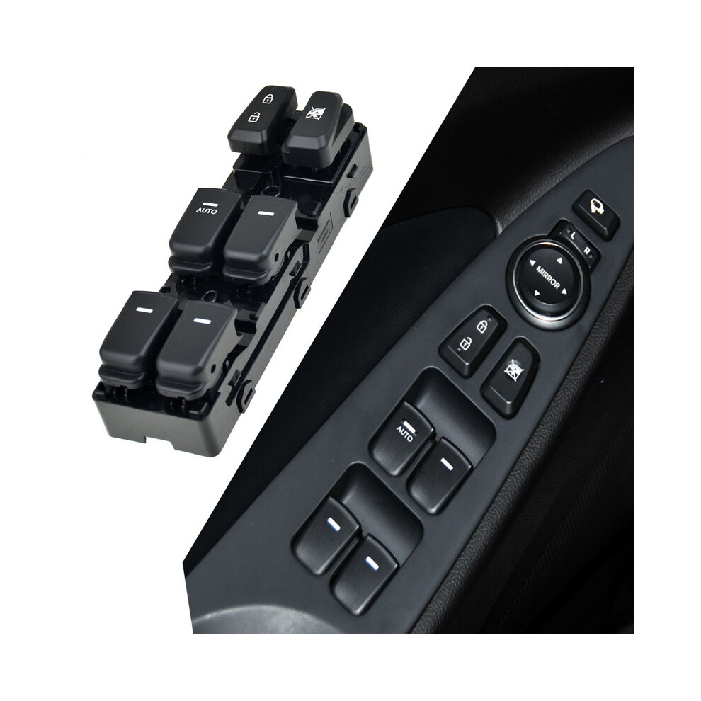 ( 1) Electric Power Window Master Car Switchcontrol Button Console 93570-3S000 Black 8105270504394