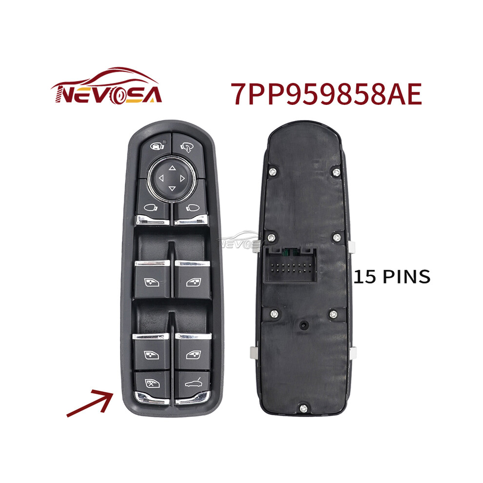 (7Pp959858ae Window) Power Window Car Switch For Porsche Panamera 970 Cayenne 92A Macan 95B 8105270506336