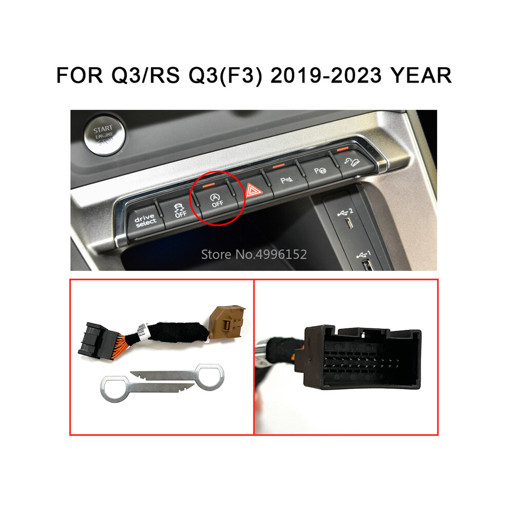 (For Q3 F3 2019-2023) For Audi Q3 F3 Car switchQ3 8U 2012-2023 Auto Start & Stop Canceller Automatic