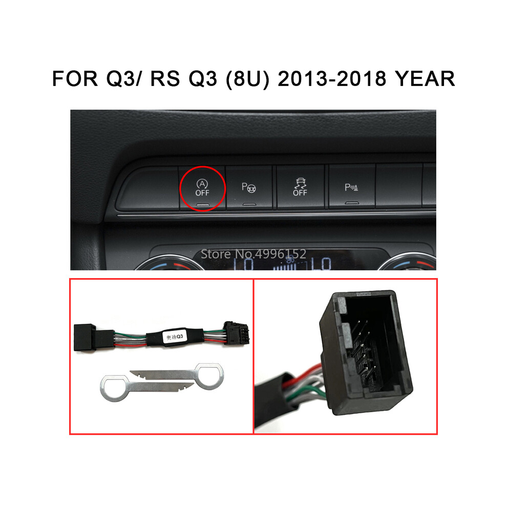 (For Q3 8U 2012-2018) For Audi Q3 F3 car switchQ3 8U 2012-2023 Auto Start & Stop Canceller Automatic