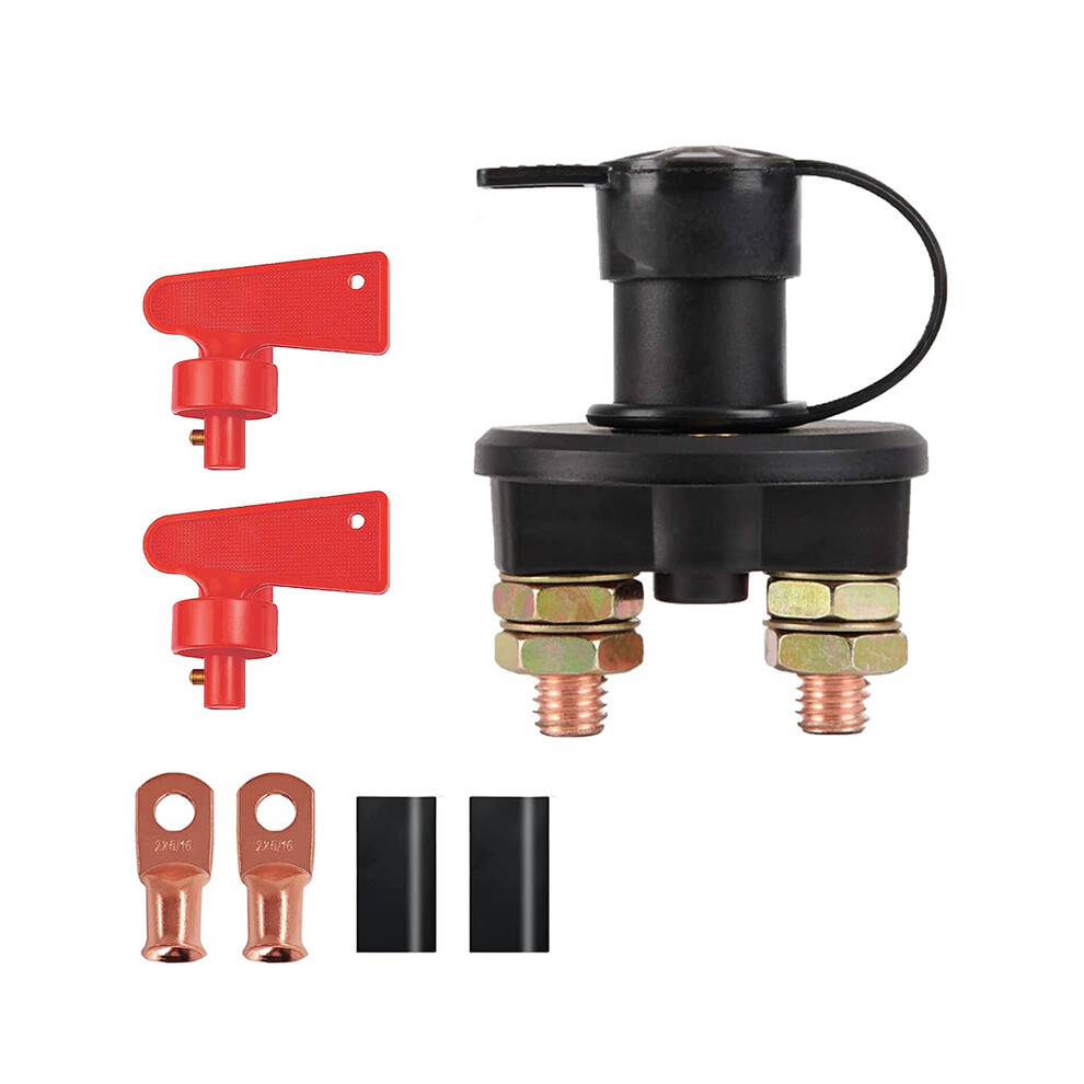 ( Power Switch 3) 12V/24V Battery Power Car Switch Disconnect Isolator Circuit Breaker Main Black 8105270505735