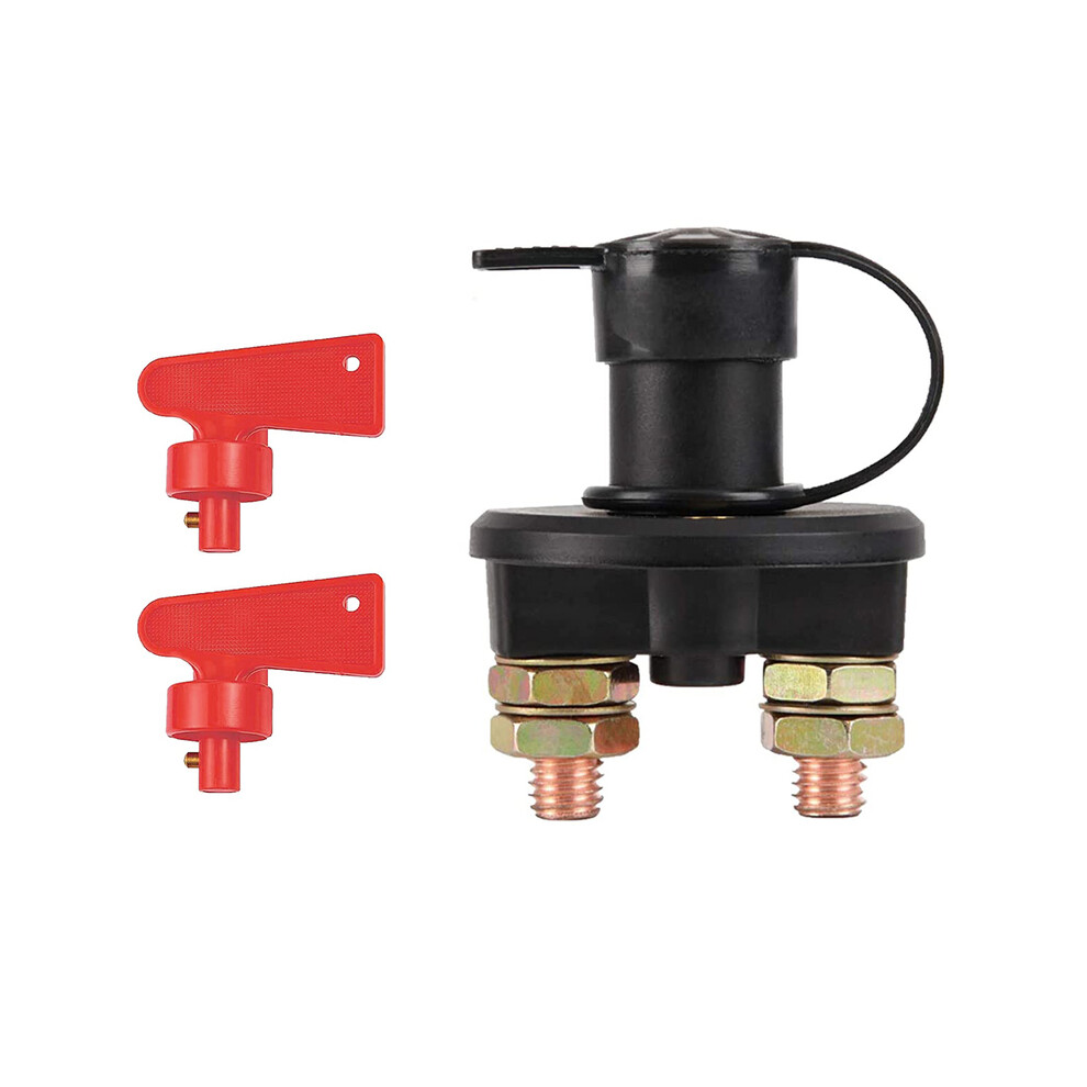 ( Power Switch 1) 12V/24V Battery Power Car Switch Disconnect Isolator Circuit Breaker Main Black 8105270505742