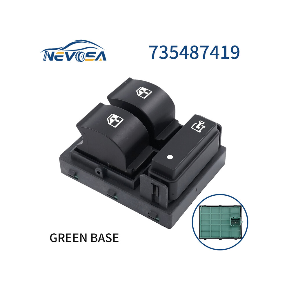 (735487419) 735487419 Electric Power Car Switchlifter Window Button For Fiat Ducato Black 8105270515710