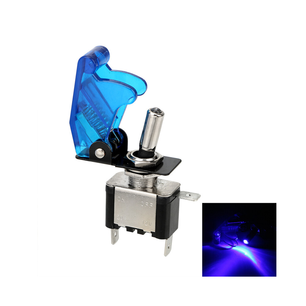 () 12V Spst Toggle Rocker Car Switch Led For Ignitions Boost Marine Blue/Light 8105270516243