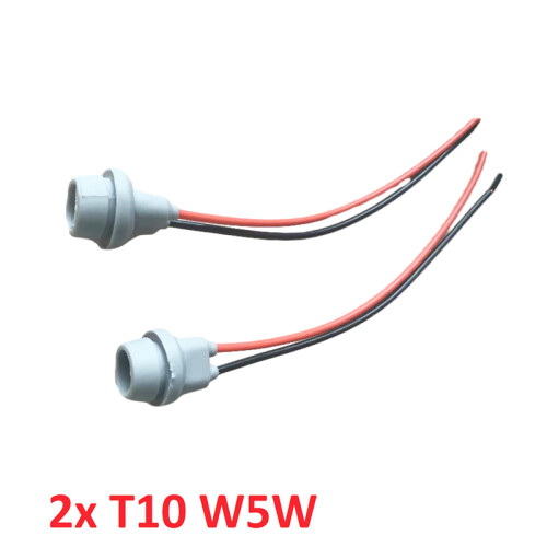 2 Pieces W5W T10 car switchInterior Parking Light Socket Base Lamp Holder 1