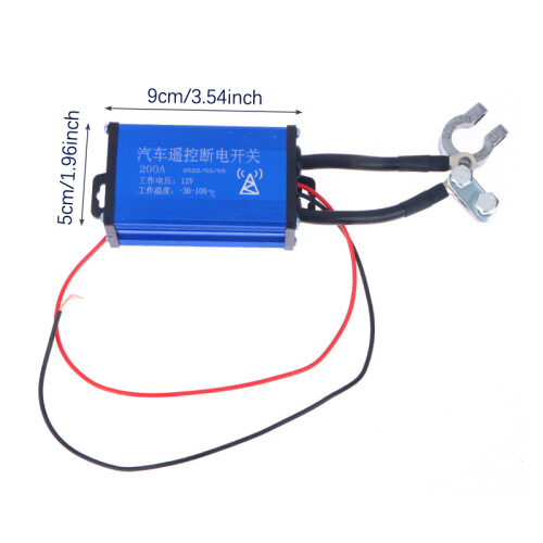 Battery Disconnect Isolator car switchCut-Off Relay W/ Wireless Remote 2