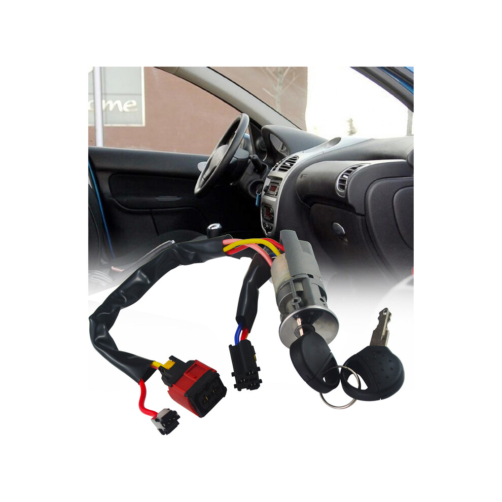 Auto Ignition Car Switch Lock Barrel Plug Cable Wire For Citroen Xsara 8105270537880