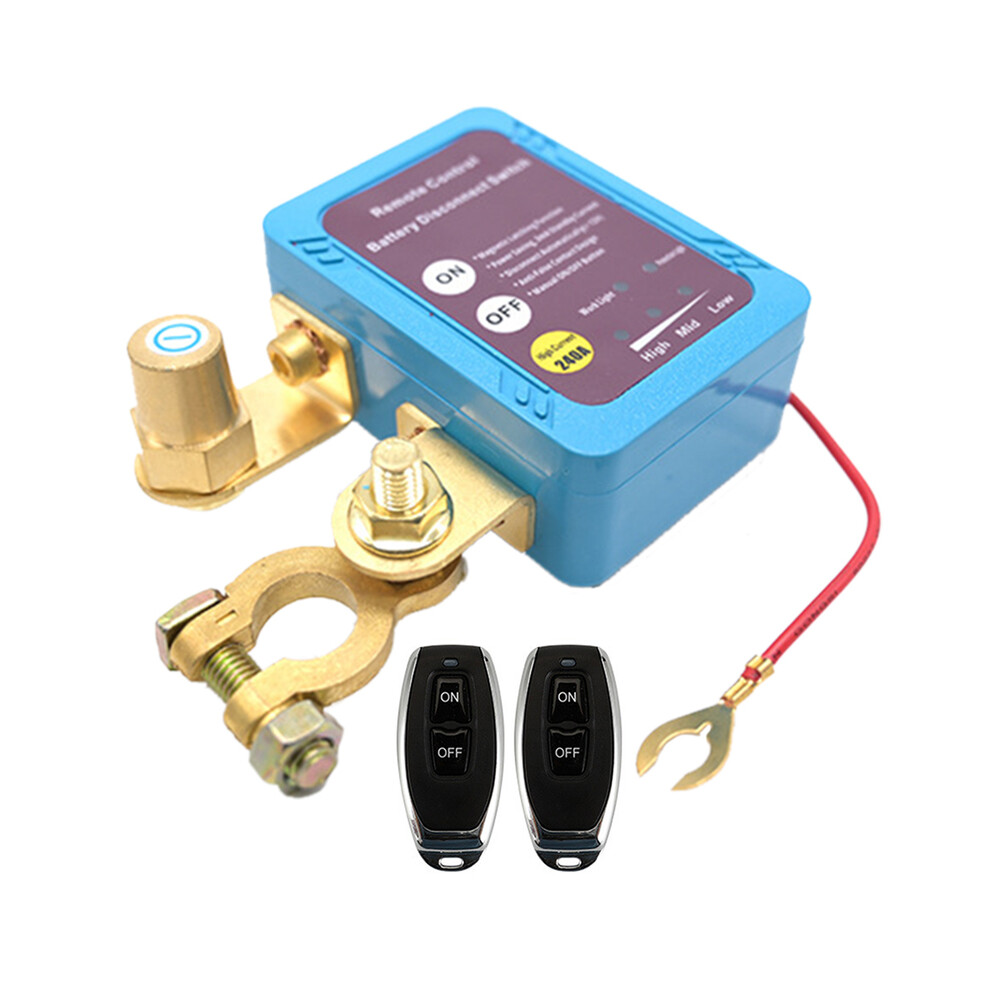 Remote Battery Disconnect Car Switch 12V 240A Automatic Power Shut Off 8105270540194
