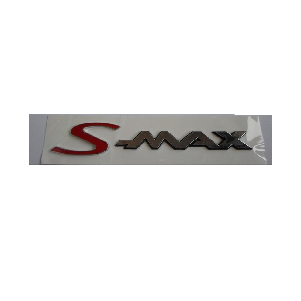 " S-Max " Chrome Abs Car Trunk Rear Number Letters Badge Emblem Decal Red 8105270540453