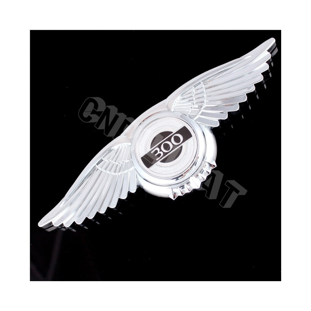 1Pc Angel Wing 300 3D Logo Car Front Hood Emblem Badge Decal Sticker For 8105270540972