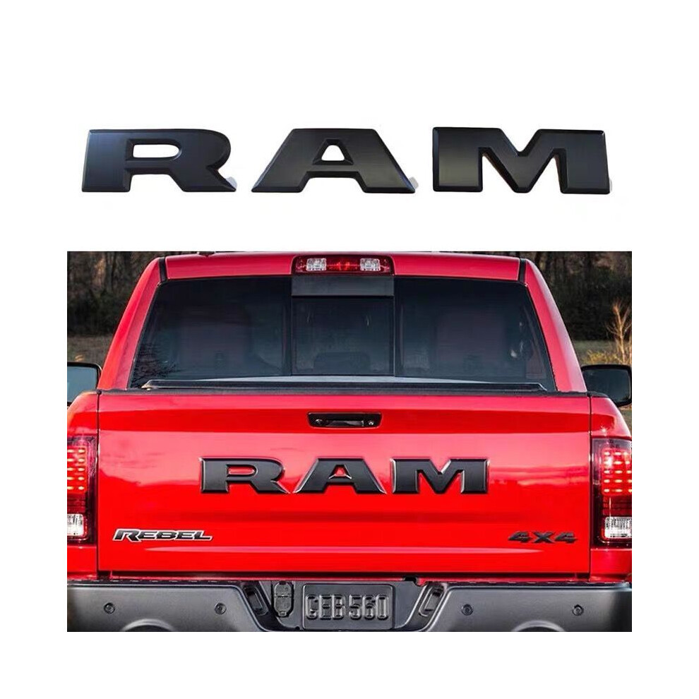3D Abs Car Rear Tail Trunk Emblem Badge Sticker Decals For Dodge Ram 1500 8105270542044