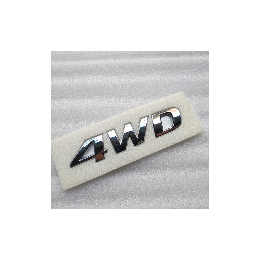 4Wd Car Styling Chrome Abs Tail Stickes Emblems Decorations For Tucson 8105270542891