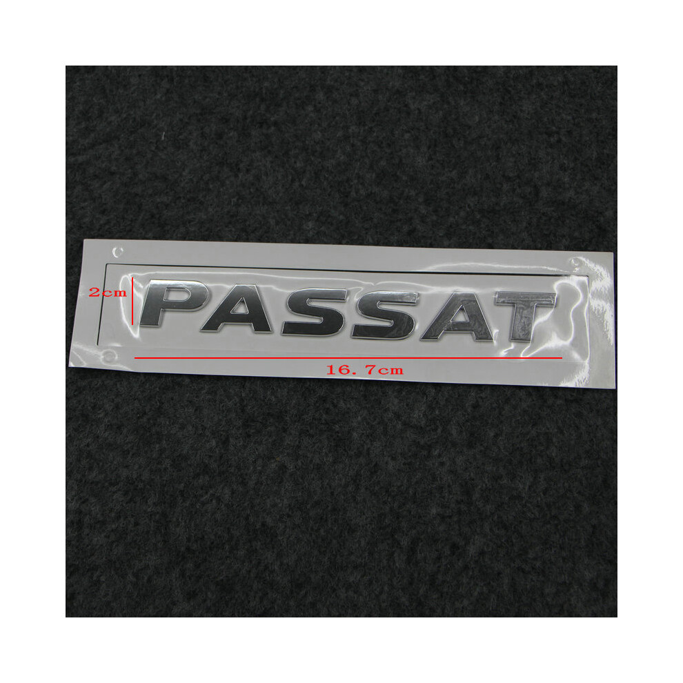 Apply To Passat Trunk Label Rear Tail Mark Passat Alphabet Abs Plastic Silver 8105270543393