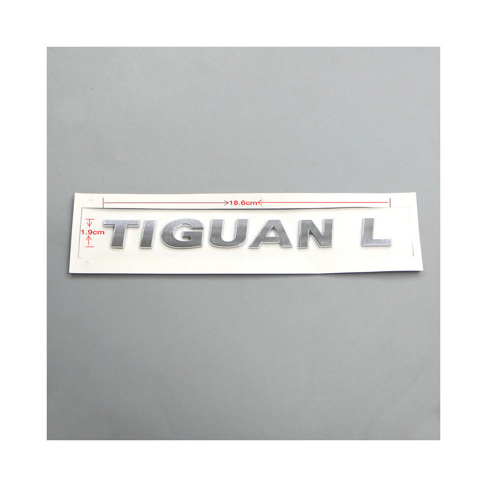 Apply To Tiguan L Luggage Compartment Letter Label Tiguan L Alphabet 8105270543423