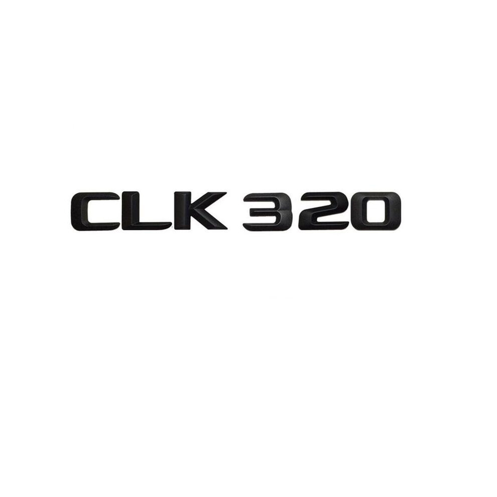 Number Letters Clk 320 Trunk Emblem Emblems Badge For Mercedes Black 8105270543553