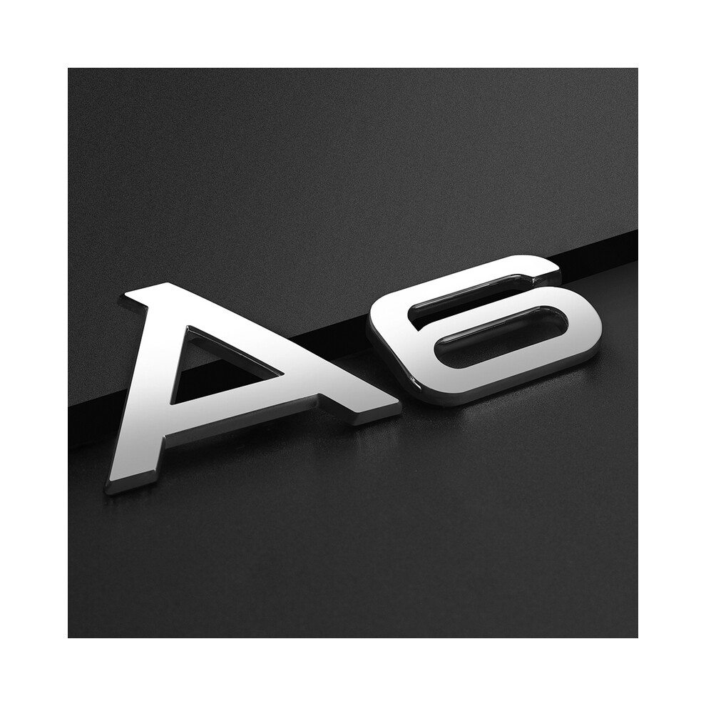 Emblem A6 Trunk Sticker For Audi A6 C6 C5 A6l A3 A1 A4 B6 B8 A4l A5 A7 8105270544307