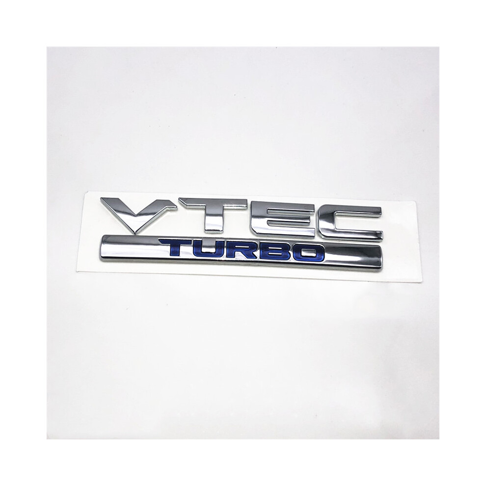 For Honda Civic Vtec Turbo Turbine Rear Trunk Logo Emblem Hatchback Upgrade 8105270544505