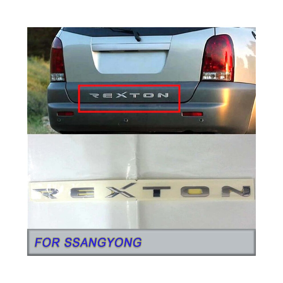 Genuine Rear Trunk Rear Door Logo Emblem For Ssangyong Rexton 2006-2012 8105270544949