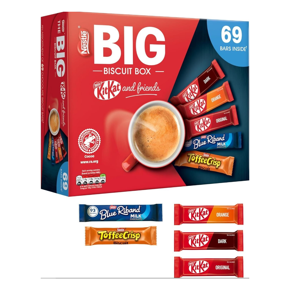 Nestle Big Biscuit Box Kitkat & Friends 69 Bars