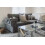 Verona High Back Grey Fabric Corner Sofa 2